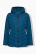 HYPRAR Hybrid-Jacke, Materialmix, Stehkragen, Kapuze