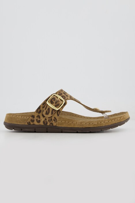 Rohde leren slippers, memory-diep voetbed, comfortabele wijdte