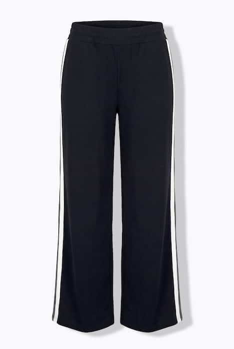 Sweatbroek, rechte pijpen, strepen aan de zijkant