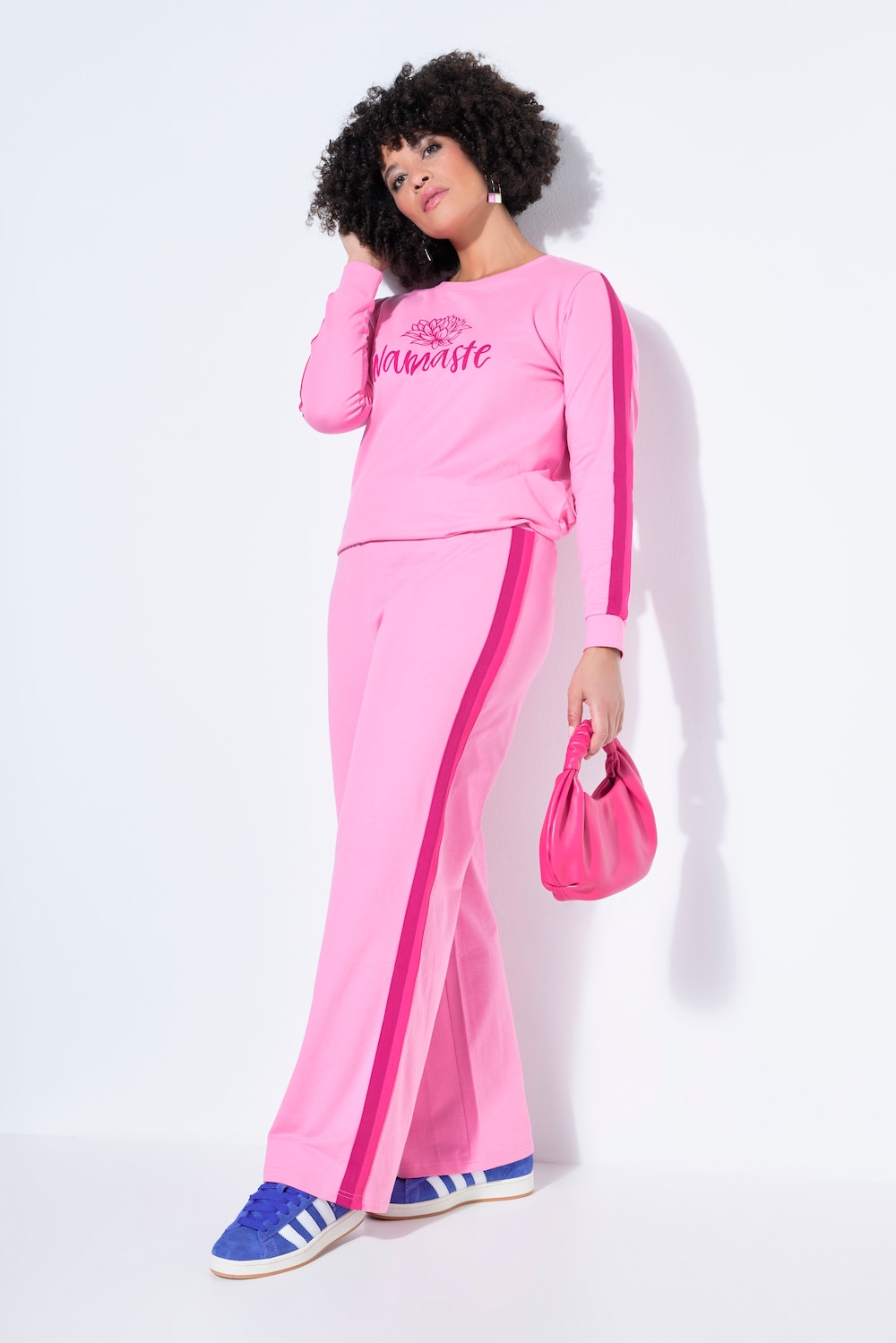 Sweat-Hose, gerades Bein, Seitenstreifen