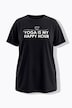 T-shirt, oversized, yoga-tekst
