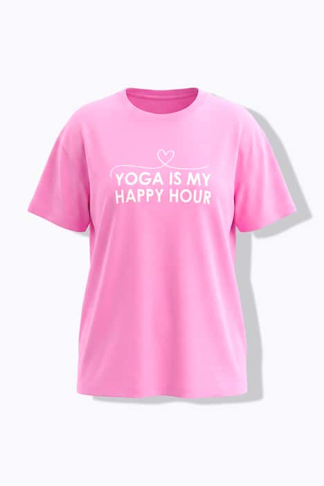 T-shirt, oversized, yoga-tekst