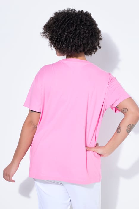 T-shirt, oversized, yoga-tekst