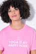 T-shirt, oversized, yoga-tekst