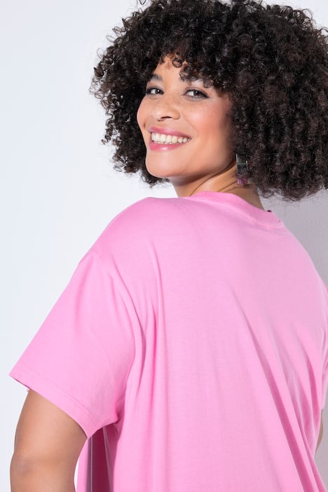 T-shirt, oversized, yoga-tekst