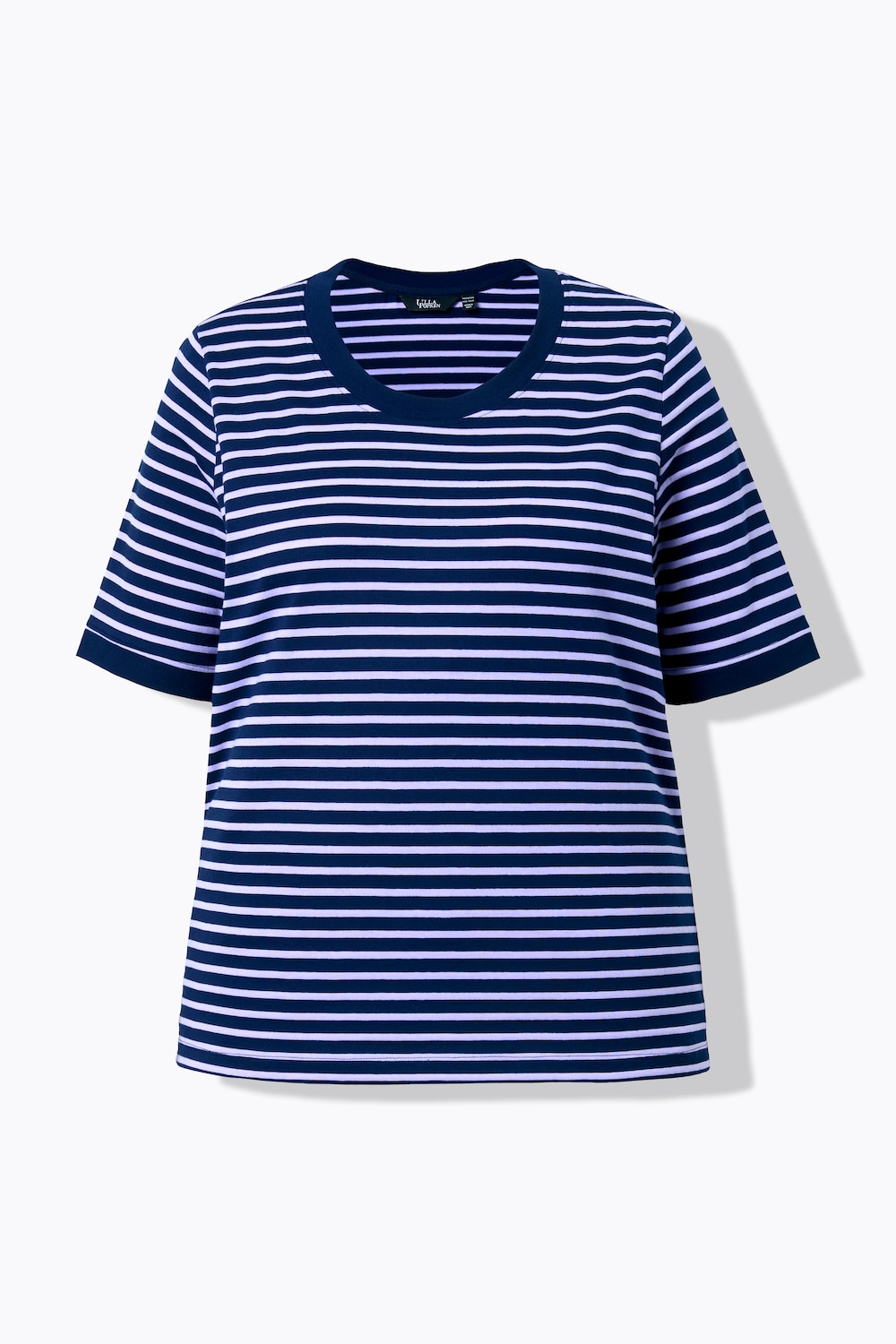 T-shirt, strepen, classic, ronde hals, korte mouwen