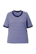Tričko, pruhované, klasický střih, kulatý výstřih, polo rukávy