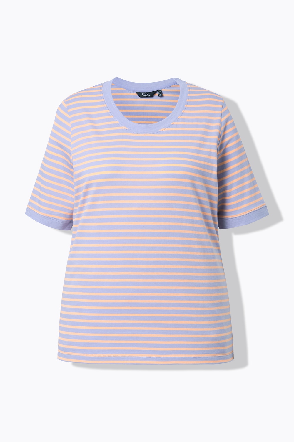 T-shirt, strepen, classic, ronde hals, korte mouwen