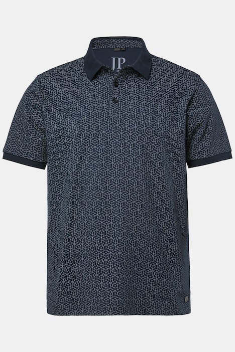 Poloskjorte FLEXNAMIC®, korte ermer, piké, heldekkende trykk, opptil størrelse 8XL