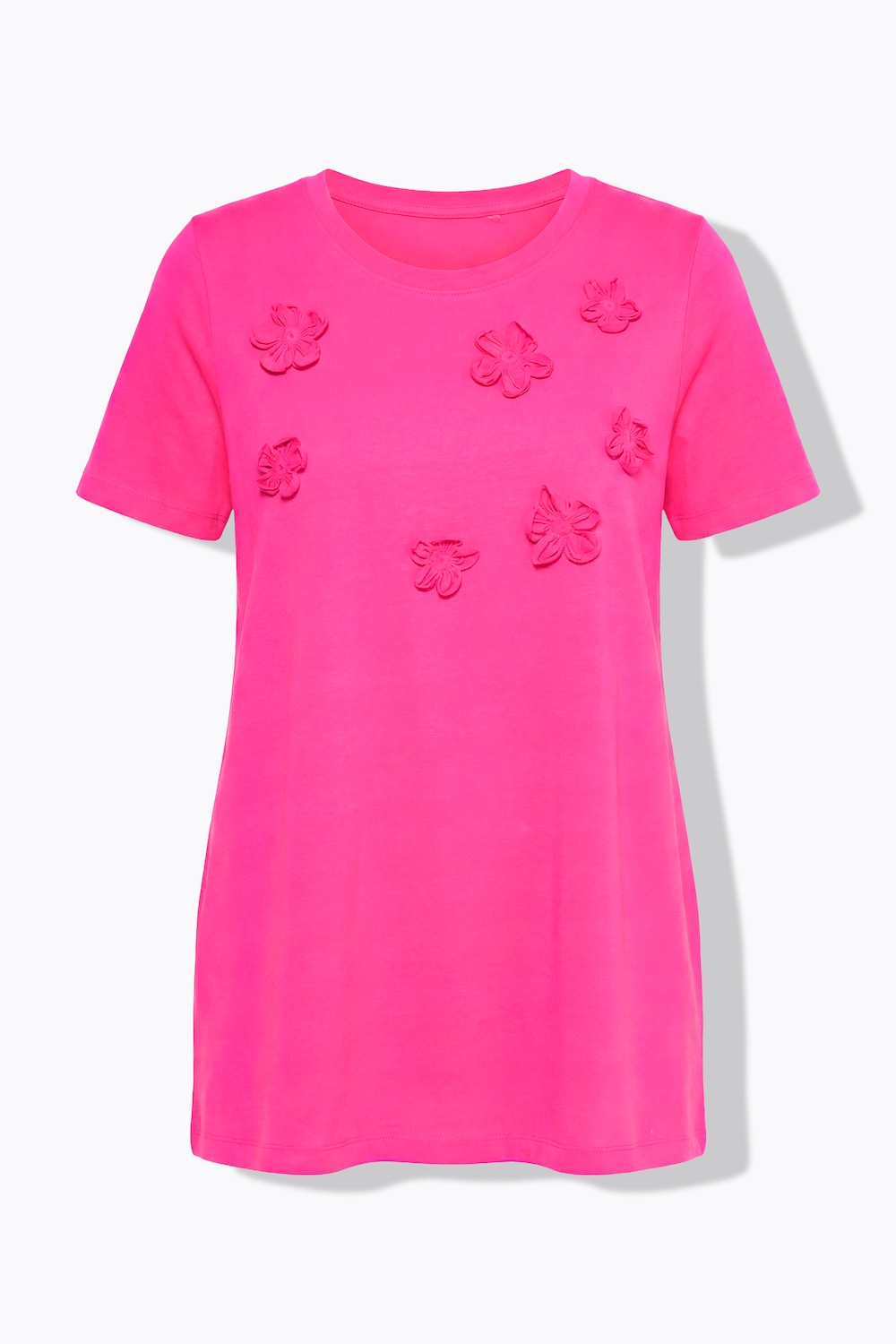 Stora storlekar Topp, Dam, rosa, storlek: 42, Bomull, Mia Moda