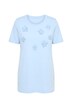 Tonal Flower Applique Tee
