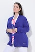 Strickjacke, Rollkanten, A-Linie, Kelchkragen, Langarm