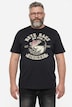 T-shirt con stampa, scollo a girocollo e mezze maniche, fino alla tg. 8XL