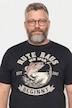 T-shirt con stampa, scollo a girocollo e mezze maniche, fino alla tg. 8XL