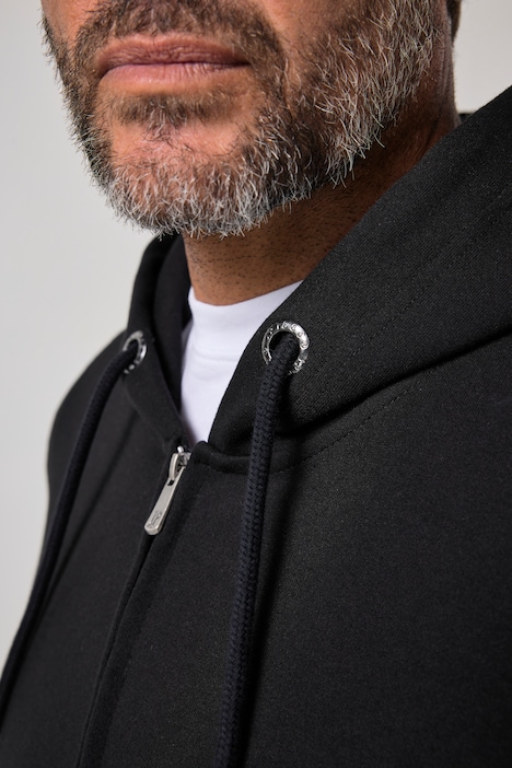 Hoodiejacke, CoolTouch Sweat, Kapuze, Zipper, bis 8 XL