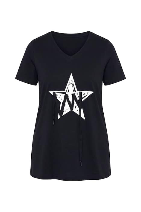 Lace-Up Star Graphic Tee