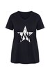 Lace-Up Star Graphic Tee