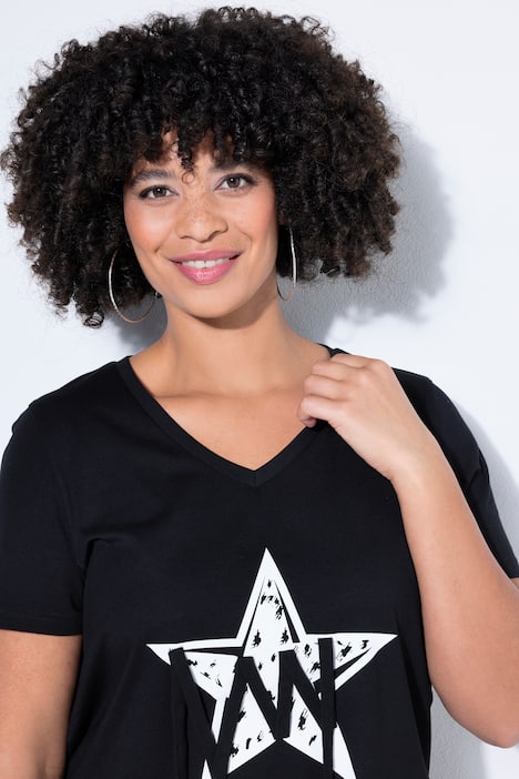 Lace-Up Star Graphic Tee