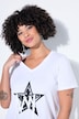 Lace-Up Star Graphic Tee