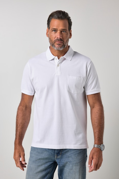 Polo, manga corta, piqué, hasta la talla 8XL