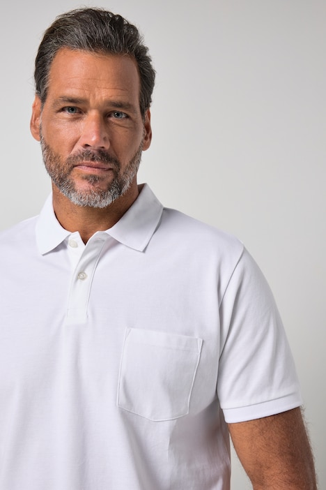 Polo, manga corta, piqué, hasta la talla 8XL