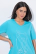 T-shirt, diermotief, classic, V-hals, korte mouwen