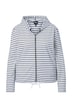 Mikina, proužky, tunel v lemu, kapuce