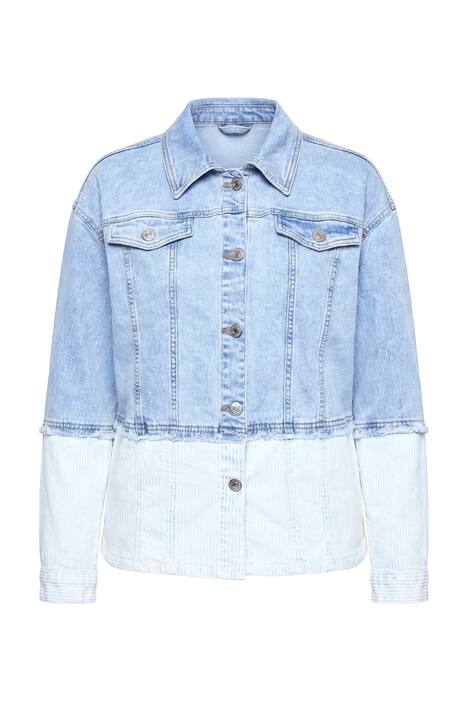 Two-Tone Denim Jacket