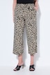 Culotte, weites Bein, Leomuster, Elastikbund