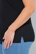Top, Rippjersey, Slim, Rundhals, ärmellos