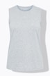 Top, Rippjersey, Slim, Rundhals, ärmellos