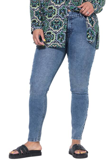 Skinny džíny, úzké nohavice, strečový denim, 5 kapes