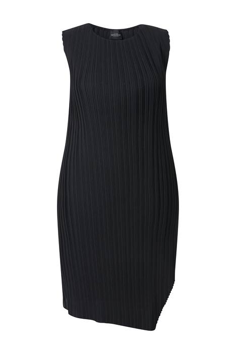 Plisovaný halenkový top, kulatý výstřih, bez rukávů