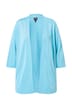 Splývavá piqué bunda, šálový límec, otevřená bunda, 3/4 rukáv