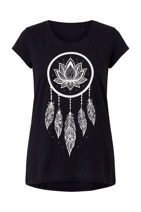 Lotus Dreamcatcher Extra Long Graphic Tee