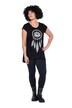 Lotus Dreamcatcher Extra Long Graphic Tee