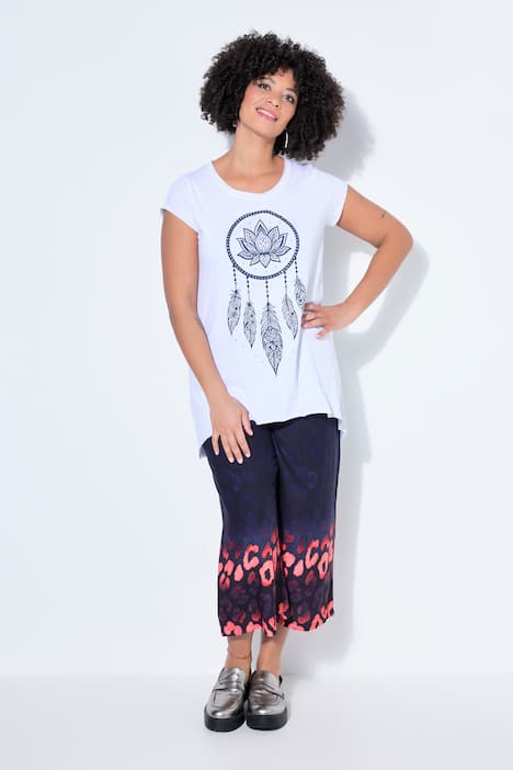 T-shirt, A-lijn, glittersteentjes op de droomvanger