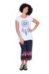 Lotus Dreamcatcher Extra Long Graphic Tee