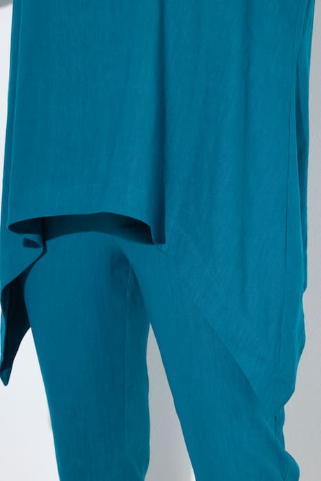 Blouse van linnenmix