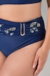 Bikini, maillot de bain 2 pièces, bonnets souples et fleurs brodées