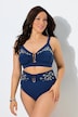 Bikini, Zweiteiler, florale Stickerei, Softcups