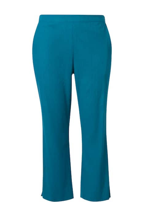 kalhoty z lněné směsi Ruby