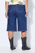 Jorts, jeans shorts, wijde uitlopende pijpen, 5-pocket