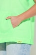 Sweat-shirt à capuche, manches courtes
