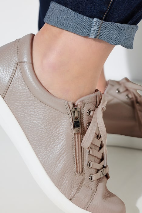 Caprice Hirschleder-Sneaker, Memory Foam, Weite H