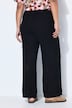 Pantalon en maille texturée, coupe wide Straight Legs