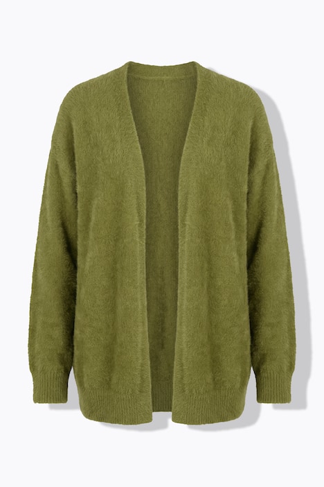 Strickjacke, bequemer Shape, Kuschelstrick, offene Form