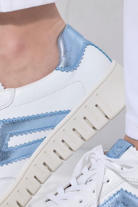 Caprice Leder-Sneaker, Wechselfußbett, Weite H