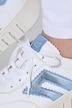 Caprice Leder-Sneaker, Wechselfußbett, Weite H