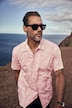 Overhemd, korte mouwen, extra licht, Cubaanse kraag, all-over print, Cuba Fit, tot 8XL